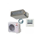 Mitsubishi Heavy Industries FDUM50ZSXAWVH 5kW Ducted System Medium Static 1 Phase | RC-EXZ3A Wired Controller Included