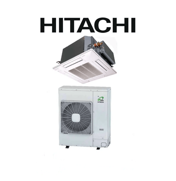 Hitachi RCI-3.0FSRP/RAS-3HVNC 7.1kW 4-Way Cassette Split Systems - WholeSaleAircons