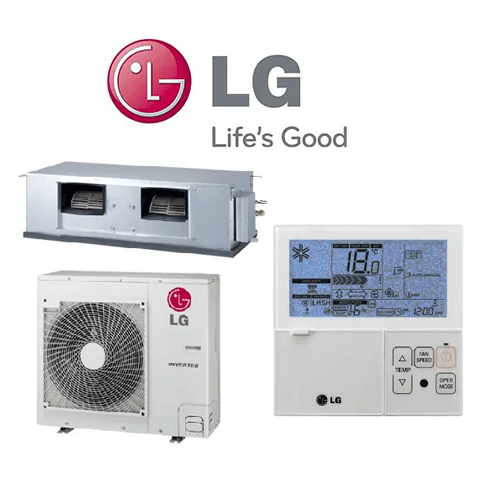 LG B55AWY-7G6 15.0kW High Static Ducted System 1 Phase | Backlit Controller - WholeSaleAircons