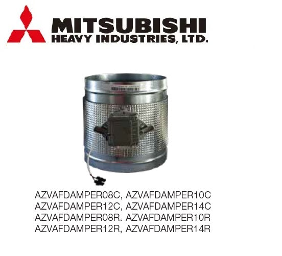 Mitsubish Heavy Industries AIRZONE VAF 14" Round Damper AZVAFDAMPER14C / AZVAFDAMPER14R