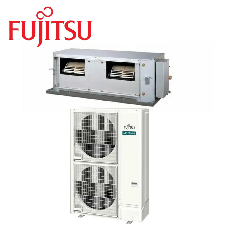 Fujitsu SET-ARTH60KHTA 15.5kW High Static Ducted System 1 Phase | Includes UTY-RNRT Controller