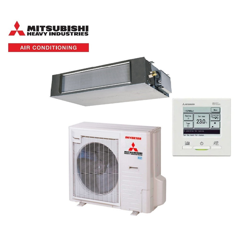 Mitsubishi Heavy Industries FDU125VNPWVH 12.1kW Ducted Air Conditioner System 1 Phase | RC-EXZ3A Wired Controller Included