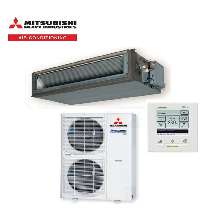 Mitsubishi Heavy Industries FDUA250AVSAWVH 23.5kW High Static Ducted System 3 Phase  | RC-EXZ3A Wired Controller Included