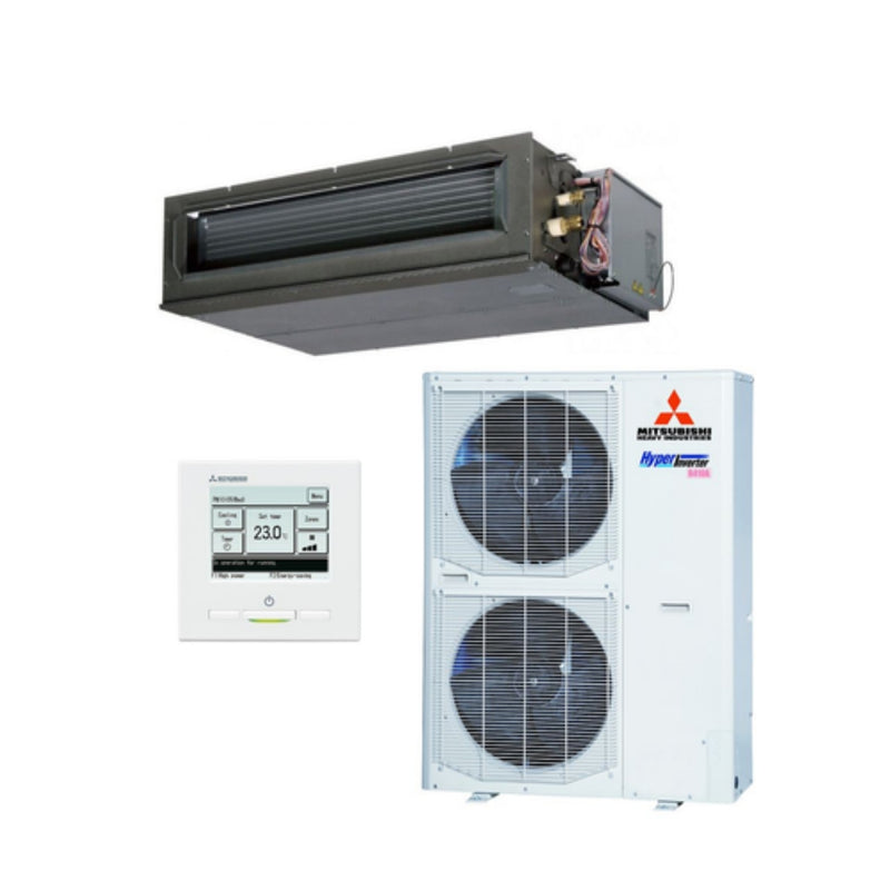 Mitsubishi Heavy Industries FDU140AVNXWVH 14kW Ducted System 1 Phase | RC-EXZ3A Wired Controller Included