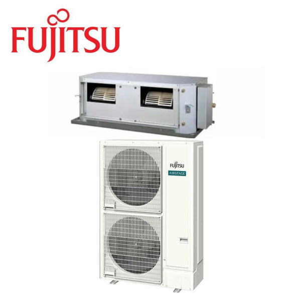 Fujitsu SET-ARTH45KHTA-HP 12.5kW High Static Ducted System 1 Phase High Performance| Includes  UTY-RNRT Controller