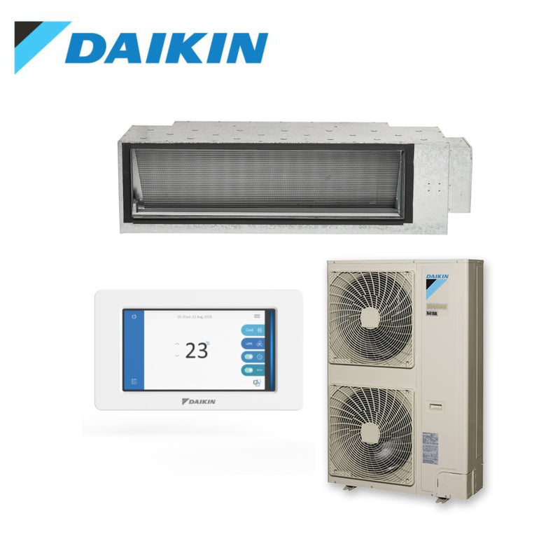 DAIKIN FDYUAN160AV1 / RZA160C2V1 16kW Inverter Underfloor Ducted System - 8 Zones (with Airhub)