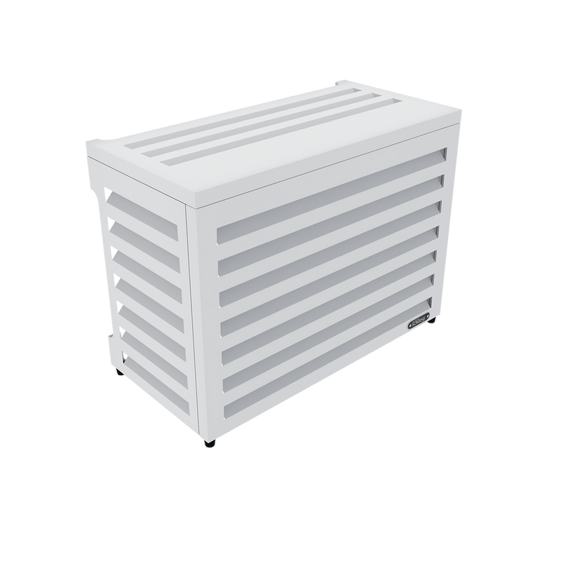 Air Conditioning Cover - AC Aluminium Louvred Screen