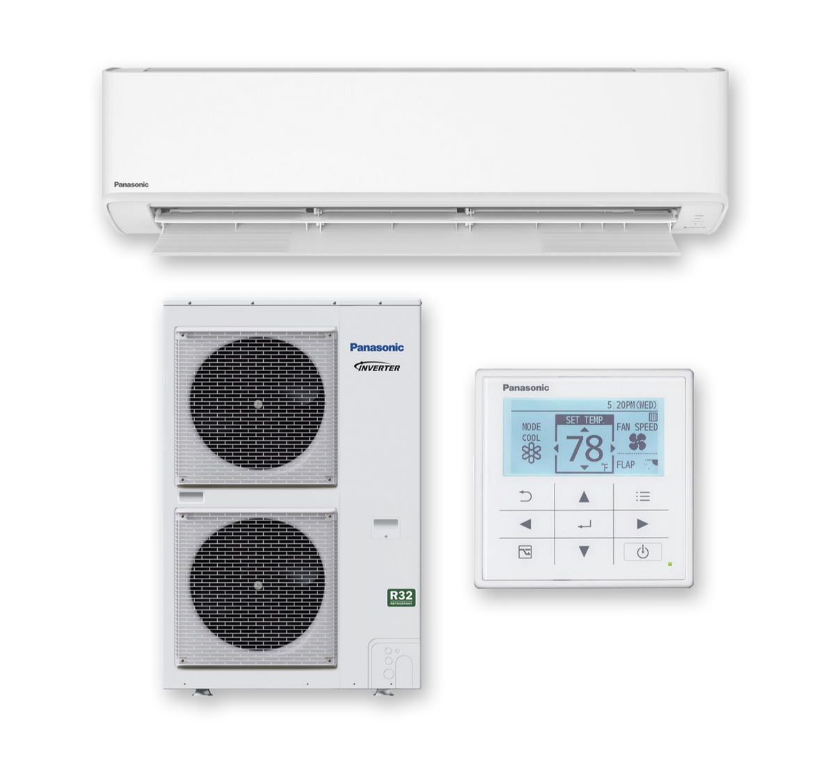 Climatiseur Réversible Panasonic Multi Split – 4 X 12000 BTU – Série Z – Wifi – A++