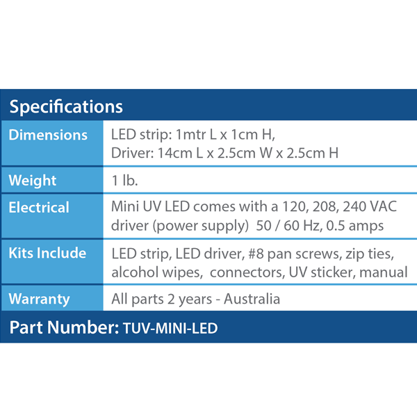 MINI UV LED – Split Systems & Cassettes - WholeSaleAircons
