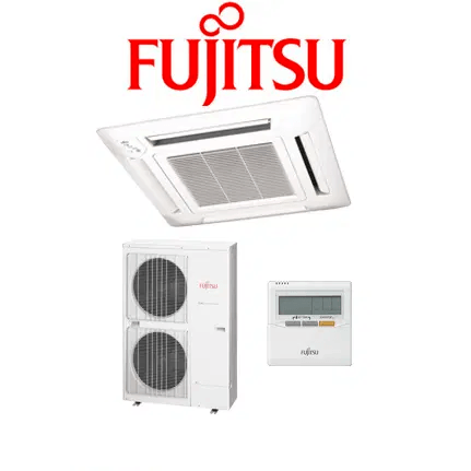 Fujitsu AUTG54LRLA 14kW Inverter Cassette Split Systems 3 Phase | R410A - WholeSaleAircons