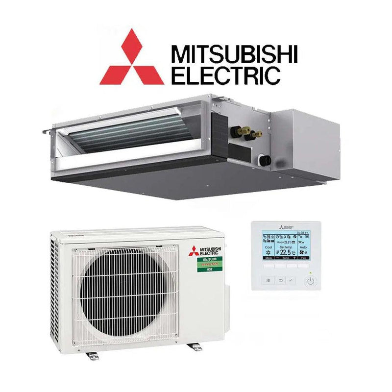 MITSUBISHI ELECTRIC SEZM50DAKIT 5kW Bulkhead Inverter | PAR-40MAA Wired Controller - WholeSaleAircons