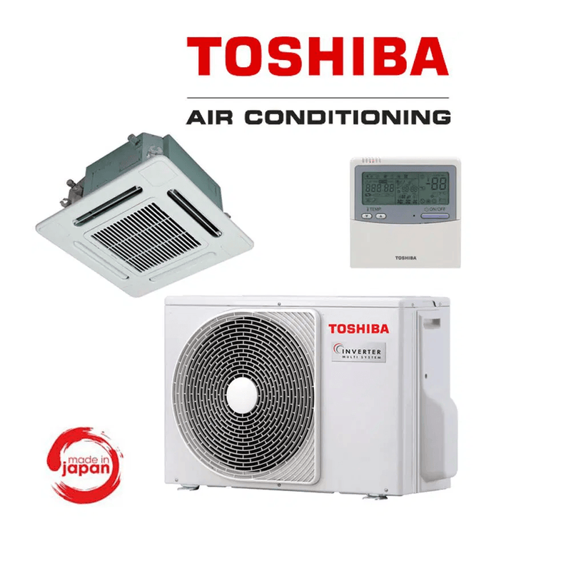 Toshiba Digital Inverter 4 Way Compact Cassette System - WholeSaleAircons