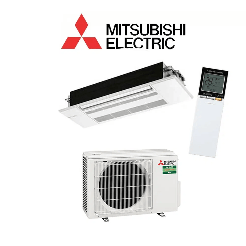 MITSUBISHI One Way Cassette MLZKP25KIT 2.5kW Split System - WholeSaleAircons