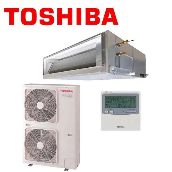 Toshiba High Static Super Digital Inverter Ducted System 12.5kW RAV-GM1401DTP-A / RAV-GP1401AT8P-A - Three Phase - WholeSaleAircons